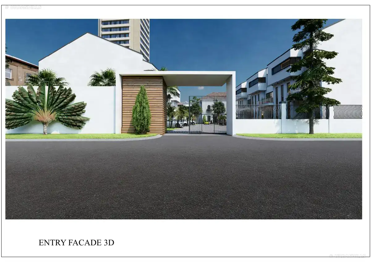 Preview of the Affluence Garden City architectural design project document